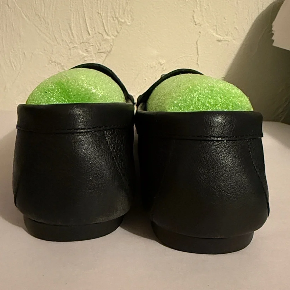 Coach Fredrick Black Leather Loafers Womens Sz‎ 7.5